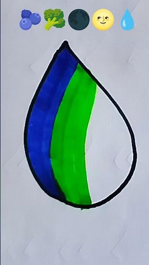 🫐🥦🌑🌝💧Emoji Mixing Satisfying Art#trending#art#short#youtubeshorts#coloring#viral#draw#satisfying#diy