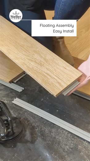 Steller Floating Hardwood Floors | Floating Assembly meets Easy Install—real wood floors that click in fast, lift out clean, and repair in seconds. No nails. No glue. No... | Instagram