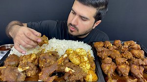 28K views · 1.1K reactions | ASMR MUKBANG | SPICY MUTTON CURRY + CHICKEN CURRY + EGG CURRY WITH STEAMED RICE (NO TALKING) OILY FINGERS, LOUD EATING SOUNDS | Rfeating Asmr | Facebook