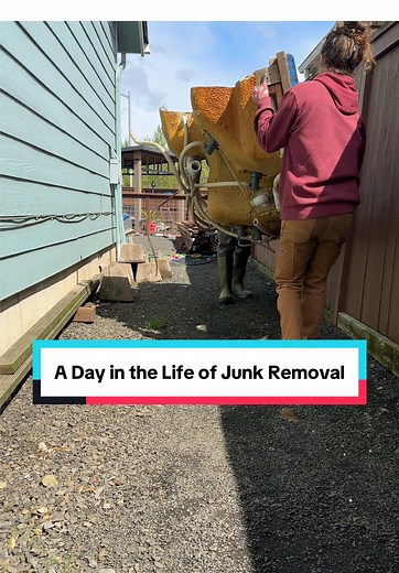 A Day in the Life of Junk Removal With Trash Panda LLC 💪🏼 Serving Oregon’s Willamette Valley! #junkremovalbusiness #dayinthelife