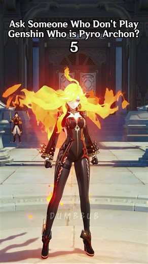 Ask Someone Who Don't Play Genshin Who is Pyro Archon? #genshinimpact