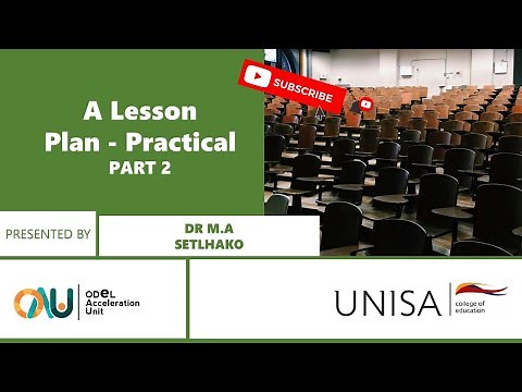 A LESSON PLAN (Practical) by Dr M.A Setlhako - PART 2