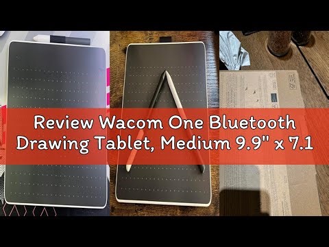 Review Wacom One Bluetooth Drawing Tablet, Medium 9.9" x 7.1" Compact Graphics Tablet, Entry-Level C