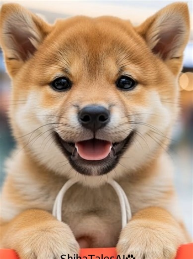 初福袋に挑戦する柴犬ラッキー