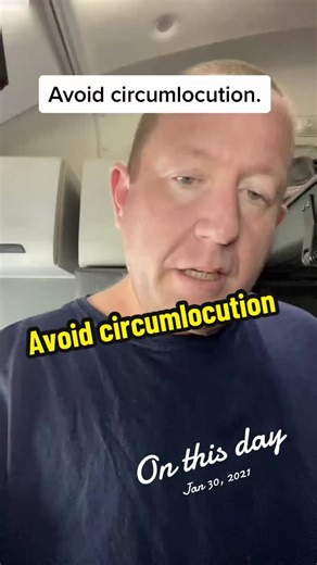 #onthisday Circumlocution is the use of many words where fewer would do. #englishusage #englishtips