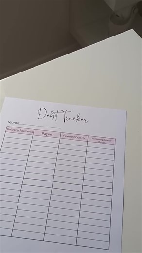 Debt Tracker, Debt Payment Tracker, Debt Tracker Printable, Debt Repayment, Debt Free, A4, A5, US Letter - Etsy