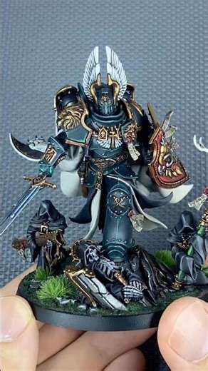 Lion El'Jonson, Primarch of the Dark Angels Painting process!! #castellanpetrus #warhammer40k #40k