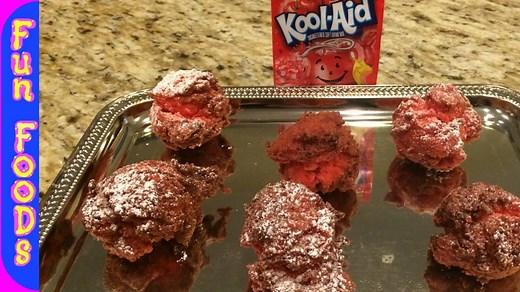 See how to make this "kool" recipe. Deep fried Kool-Aid is fun to make and you can make it with any flavor of Kool-Aid you wish. I do recommend using a strong flavor to get the best results. More Kool-Aid Recipes: http://bit.ly/2CzIfC1 | FunFoods