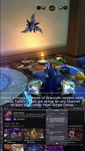 How to get Cuddly Pearl Grrgle Decor | Twitch Drop #short #worldofwarcraft #warwithin #wow