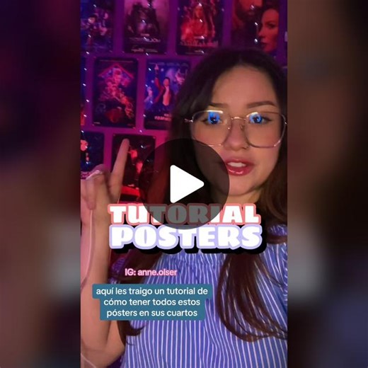 Respuesta a @Nio.zu66 // Aqui les traigo un tutorial de como hacer sus propios posters 👀🫰🏻 // #tutorial #diy #posters #postersdepeliculas #cine #hazlotumismo