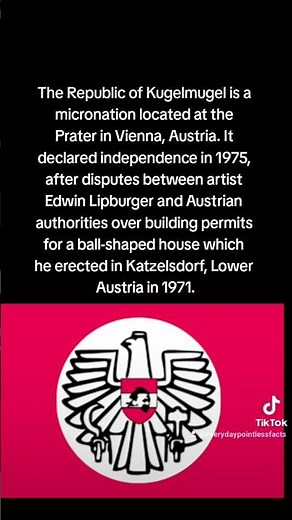 What is Kugelmugel? #facts #funfacts #micronation #earth #austria #europe