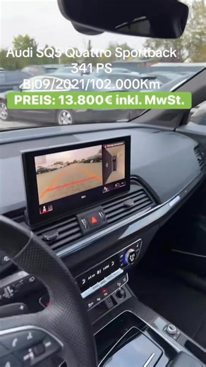 231K views · 1.9K reactions | PREIS: 13.800€ inkl. MwSt. Audi SQ5 Quattro Sportback 341 PS Bj09/2021/102 000Km | Center Auto | Facebook