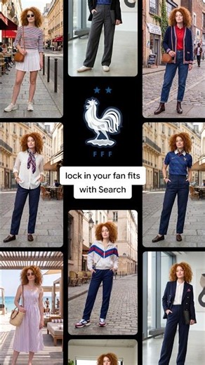 Stay stylish while repping your team with Search 🇫🇷⚽️