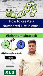 41K views · 157 reactions | How to create a Numbered List in excel...