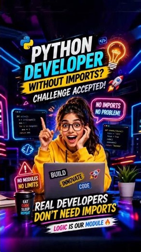 Real Python Developers Don't Need Imports? #shorts