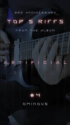 Top 5 RIFFS | 3 Years of ARTIFICIAL #modernmetal #djent #metalriffs