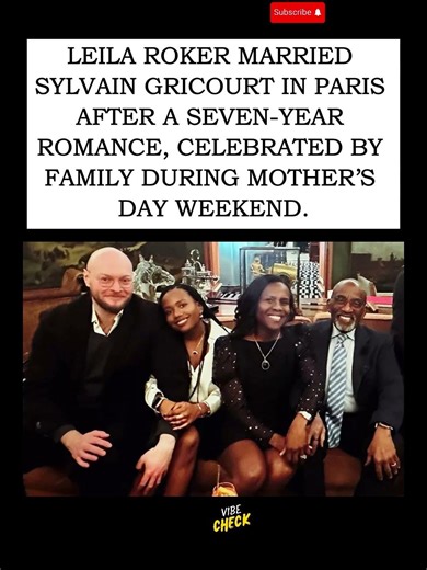 💍🌸 Al Roker’s Daughter Leila Marries in Paris 🇫🇷✨ #airoker #lovestory #wedding