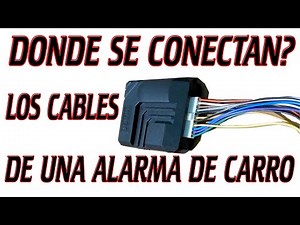 where each wire of a car alarm connects (step by step)