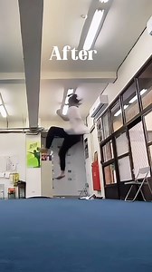 C10一個月特訓的變化 持續用正確的方式訓練 就能進步的更快💪🏻 #tricking #cheat1080 #c10 #12yearsold | 奇軒Tricking