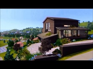 The Sims 3 - Modern cliff house