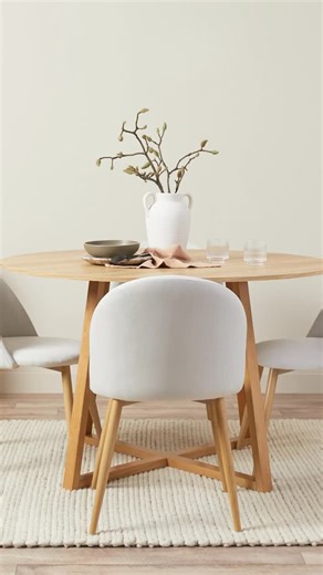 Dining room combos we ❤️ Pairing the right dining table and dining chairs for your space isn’t necessarily about matching pieces – it’s about matching vibes. Selected dining room styles currently up to 25% off* – find your perfect combo! | Mocka - Australia