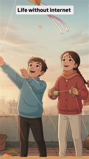 life without internet... old days memory.. #olddays #ghibli