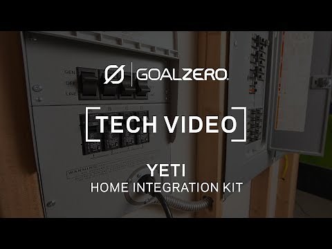 Goal Zero Home Integration Kit | Tech Video
