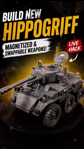 NEW Warhammer 40K Hippogriff Build 🔥 Magnetized Weapon Hack!#warhammer40k #warhammer #astramilitarum