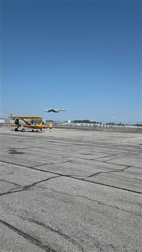 A10 doing a low pass by the Hagerstown Aviation Museum.