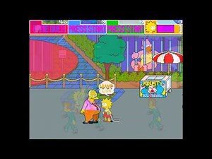 The Simpsons Arcade OST Krustyland Musement Park