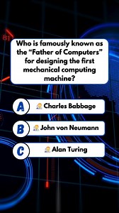 1.6K views · 44 reactions | The Father of Computers!  #quiz #riddles #trivia | Pediabox Lagecy | Facebook