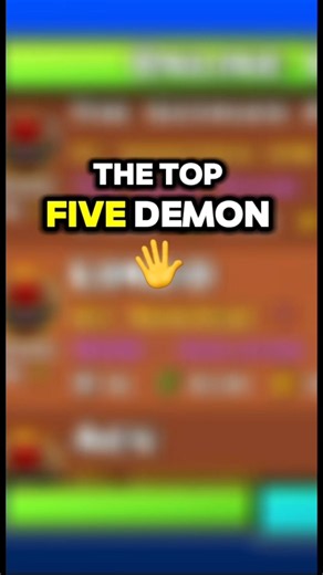 Top 5 demon list in 2027 - Geometry Dash