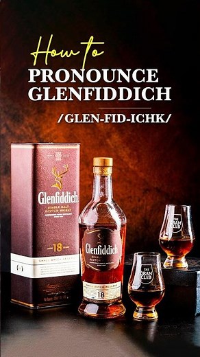 How to Pronounce Glenfiddich like a PRO ! Master the art of Pronunciation. #scotchwhisky #whisky