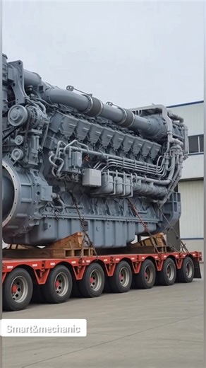 world🇱🇷 Largest Engine Carrying Trailer Truck🤭 🇱🇷🇱🇷#usa #Smart #mechanic #mechanicalengineering #foryourpage #fblifestyle | Smart&mechanic