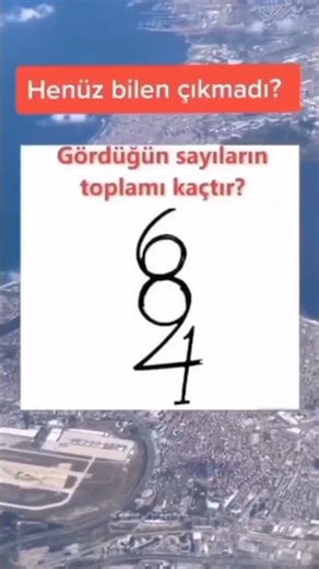 SAYILARIN TOPLAMI NEDİR🤔🤔#keşfetedüş #keşfetbeniöneçıkar #bulmaca #bilbakalım #keşfet