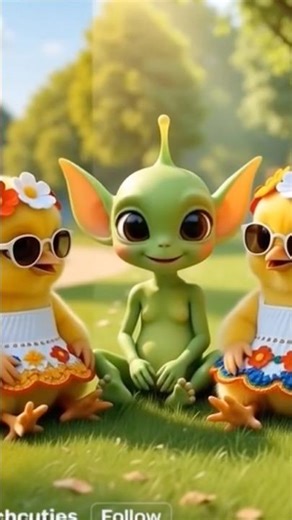 Finally Alien got a CHIKY friends #chickychicky #chicken #chicky #trendingshorts #ai