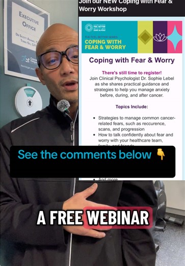 Cancer fatigue isn’t just physical. Fear. Worry. Scan anxiety. All of it takes energy. As part of #FebruaryForwards, I’m spotlighting Look Good Feel Better Canada and their free webinar on coping with fear and worry after cancer. Accessible, practical, and clinician-led. 👉 go to lgfb.ca > click