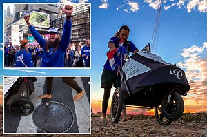 Exclusive | Man who walked barefoot from LA to NY for 260 days sets Guinness World Record