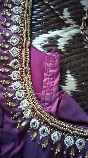 Aari work hand stitching done by me