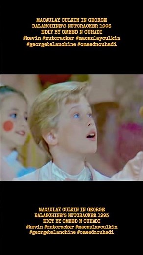 Macaulay Culkin in George Blanachine's Nutcracker 1993 #kevin #macaulayculkin #omeednouhadi