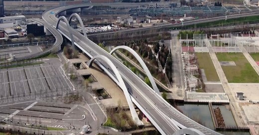 Italy drone video shows nearly empty highways amid lockdown