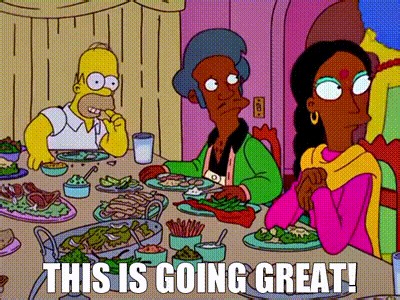 This is going great!