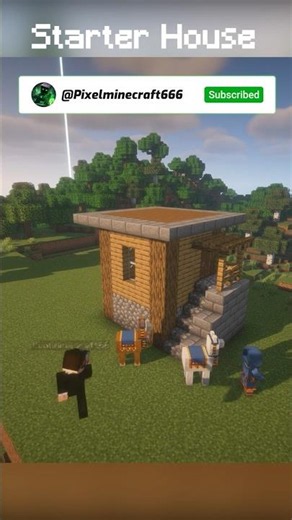 The Perfect Starter House in Minecraft 🏡