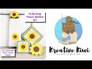 In the Hoop Flower Towel Topper – Step-by-Step Tutorial