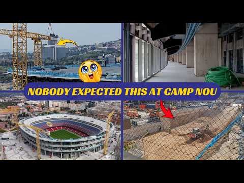 Camp Nou Construction Update: How They're Lifting 200-Ton Sections |Seating Tiers Taking Shape