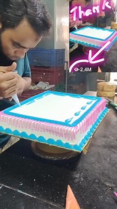10K views · 2.9K reactions | white cake bule designing birthday cake #tadycake #viralreels #happychristmas #facebookvideo | Tadycake Follow | Facebook