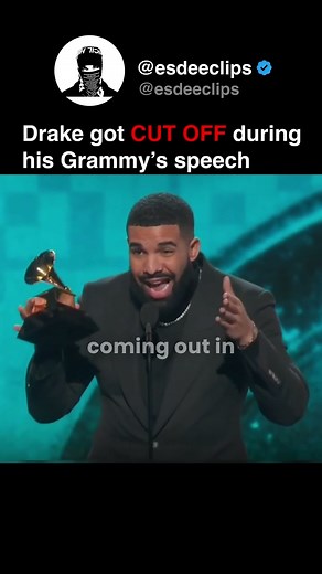 Drizzy got CUT OFF mid speech