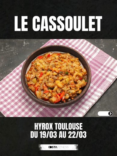 #Recette : le CASSOULET de l'#HYROX Toulouse ce week end ! Qui y sera ?