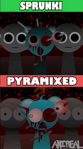 Incredibox Pyramixed but Sprunki VS Sprunki Pyramixed OG *HORROR VERSION* 😭