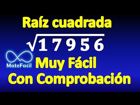 3. Cómo calcular una RAIZ CUADRADA paso a paso, con comprobación. EJERCICIO RESUELTO